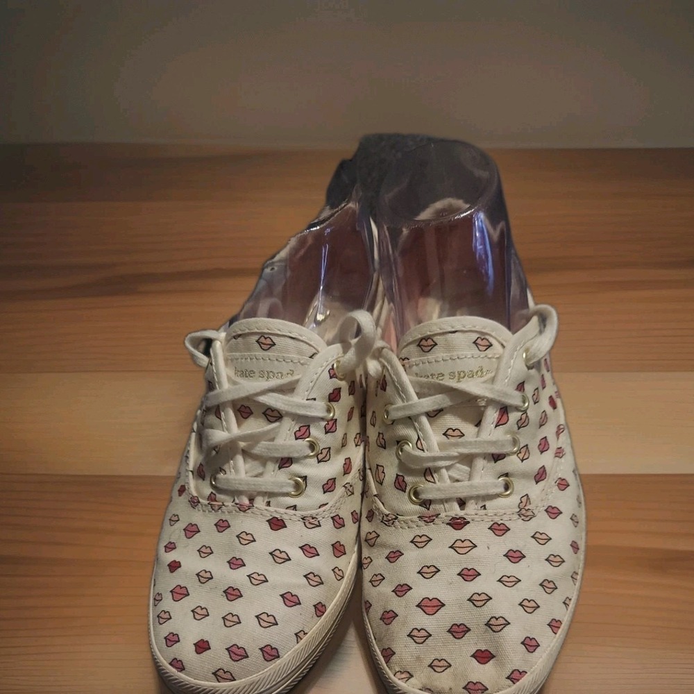 Keds Kate Spade Shoes Womens 7.5 Lips Kiss New York Champion Sneakers Y2k Boho